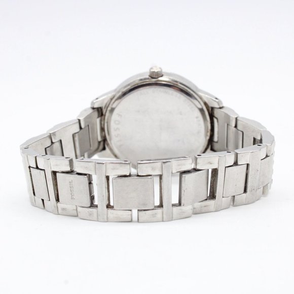 Fossil Watch Womens Jesse Es2189 Classic Pink Stainless-Steel Rhinestones Quartz - Picture 7 of 8